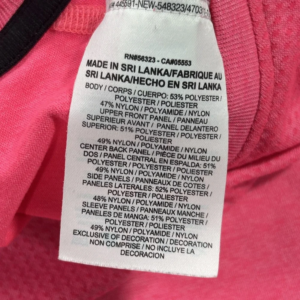 Nike Dri-FIT Running Shirt Mens Small Pink Short Sleeve Training Top 589640-646